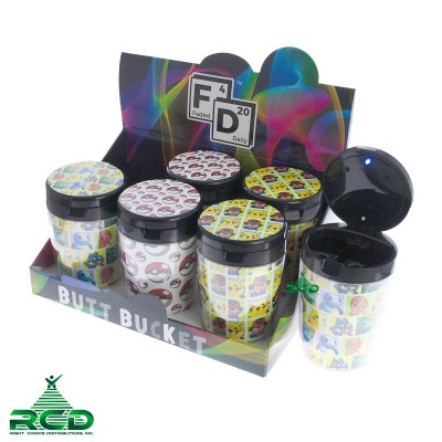 LED CAR BUTT BUCKET ASHCAR03 6CT